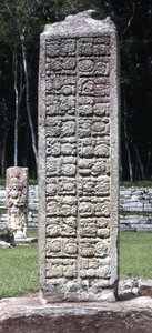 Retro della stele A, Copan, Tardo Periodo Classico, c.730 d.C.